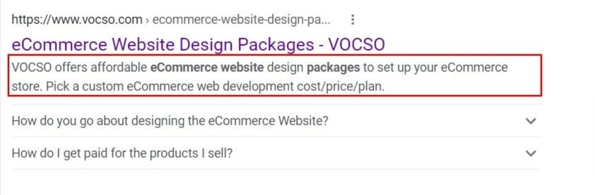 Description Google Search