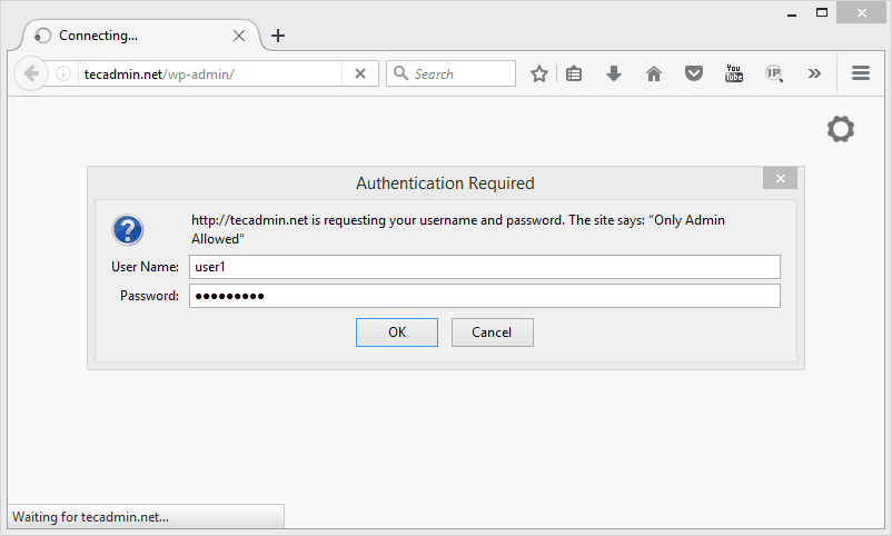 Password Protect WordPress Admin and Login Page