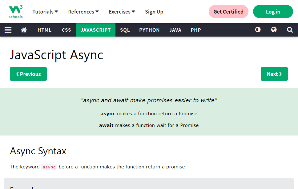 Async JavaScript