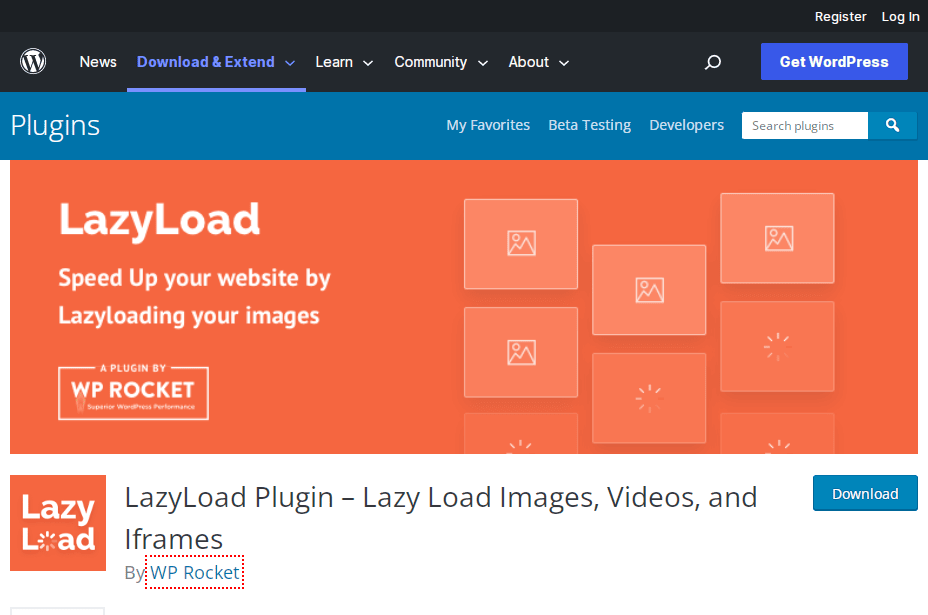 LazyLoad by WP Rocket