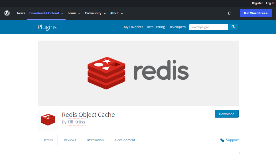 Redis Object Cache