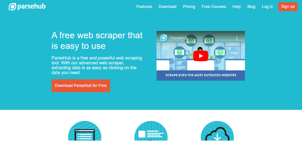 parsehub scraping