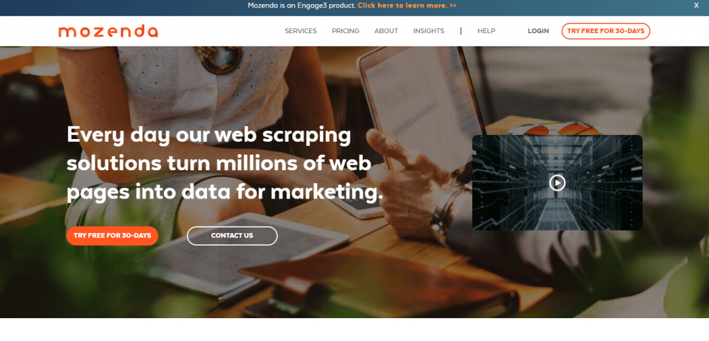 mozenda scraping