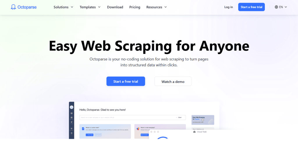 octoparse scraping