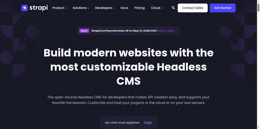 strapi cms image