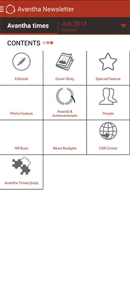 avantha iOS app screen 3