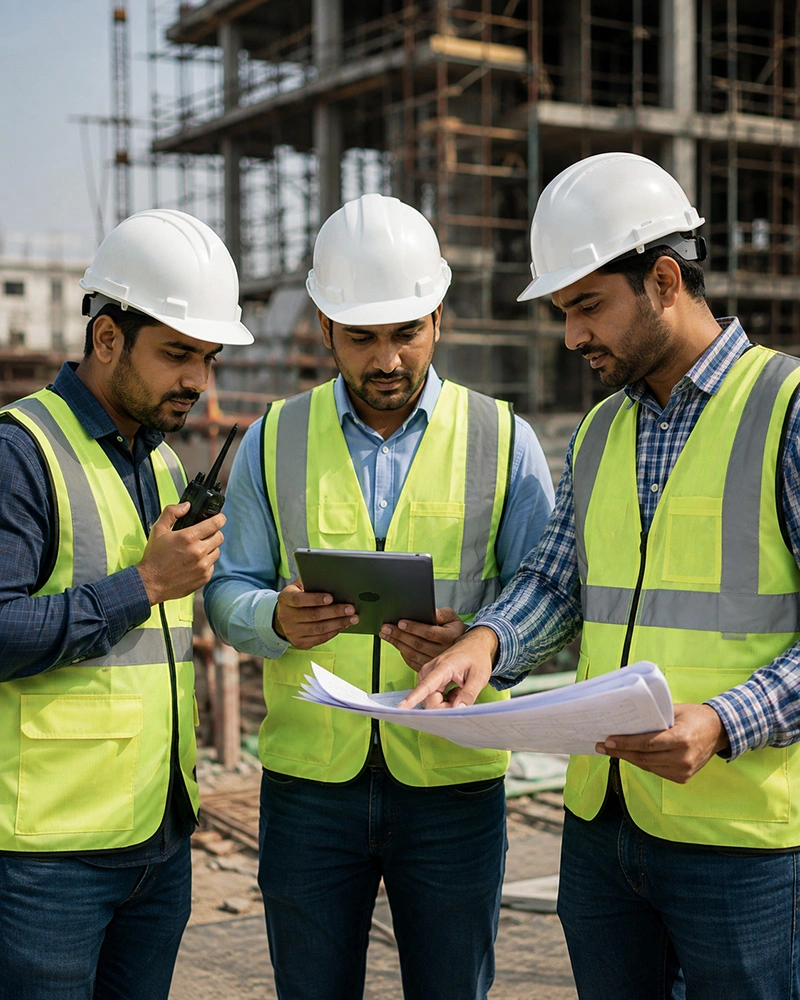 Field and site team asset tracking
