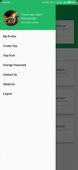 field trip iOS app screen 2