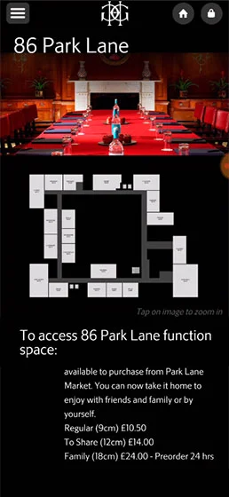 grosvenor house iOS app screen 7