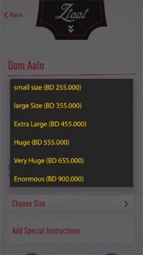 ztaat Android app screen 4